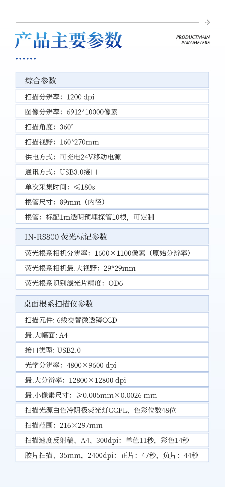 微根管根系监测系统