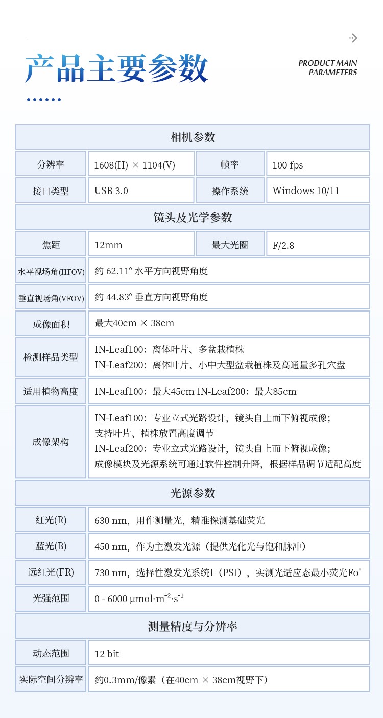叶绿素荧光成像仪 叶绿素荧光成像仪