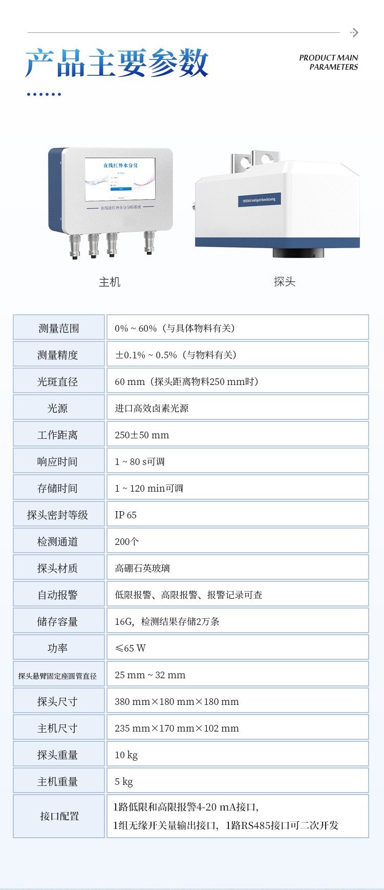 在线红外水分仪 在线红外水分仪